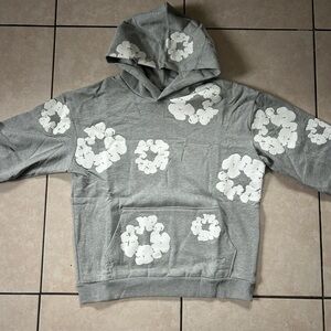 Denim Tears The Cotton Wreath Sweatshirt ‘Grey’ - Size Large